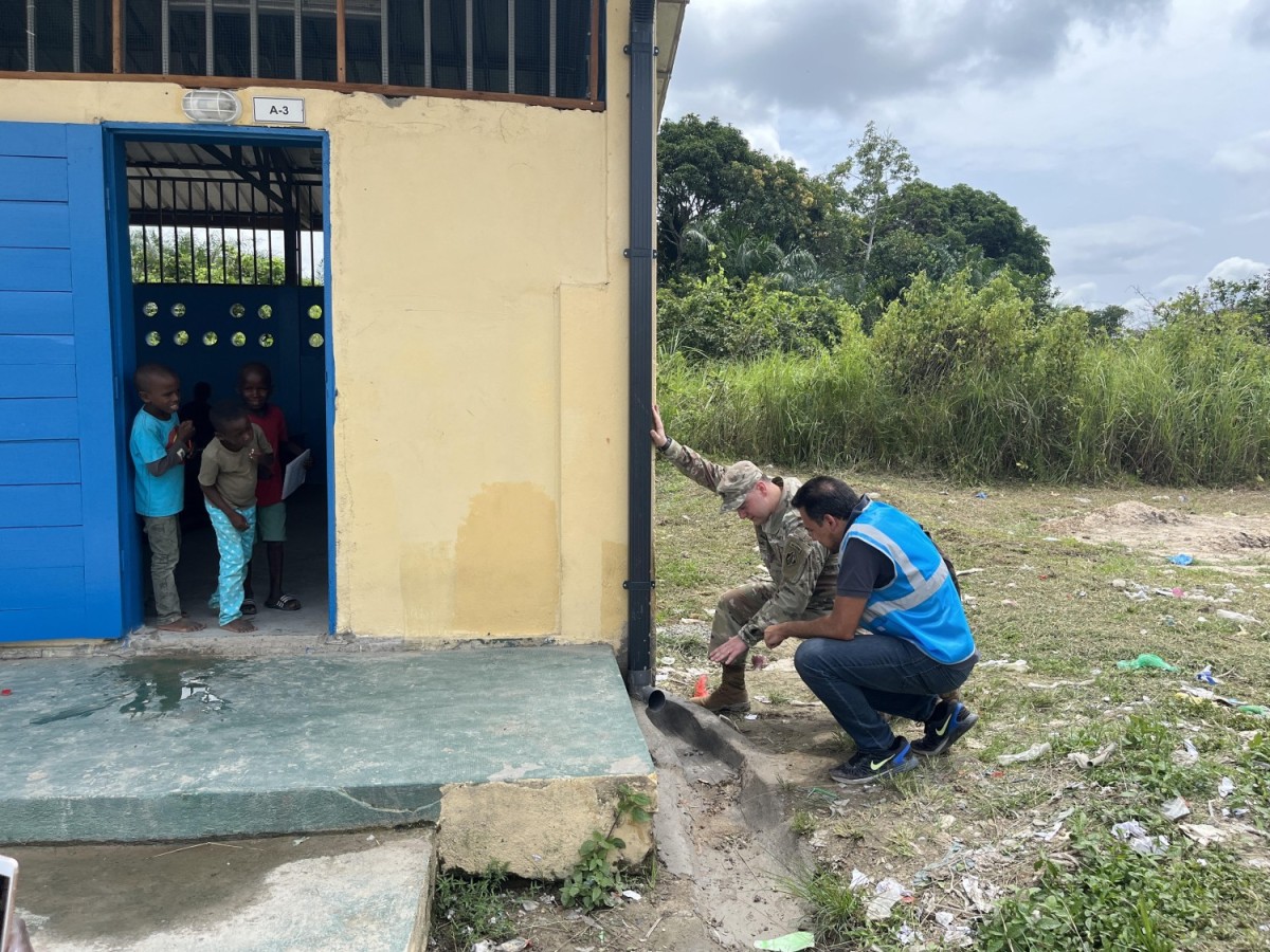 an Army engineer to continue a life of service all over the