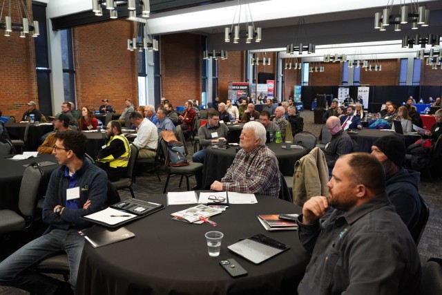Levee sponsors, operators, and maintenance personnel from the Louisville District’s footprint attended the 2024 Levee Safety Workshop at the University of Louisville’s Shelbyhurst campus Jan. 17-18.