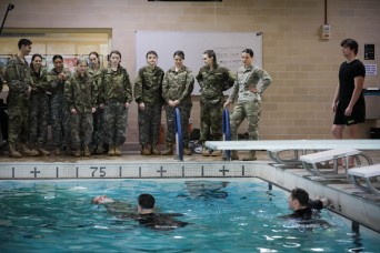 Tombstone JROTC cadets spend time at Fort Huachuca to learn water confidence