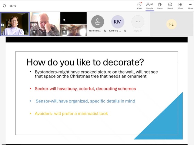 Sensory Needs Screenshot