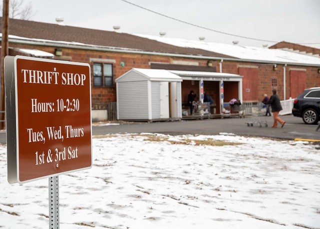 The Belvoir Thrift Shop, where families can donate clothing and household goods as well as purchase items at a discount. All of the proceeds benefit numerous family programs on post.