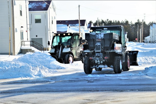 Winter weather hits Fort McCoy with snow, extreme cold in mid-January 2024