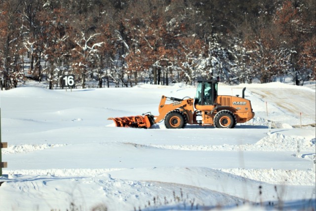Winter weather hits Fort McCoy with snow, extreme cold in mid-January 2024