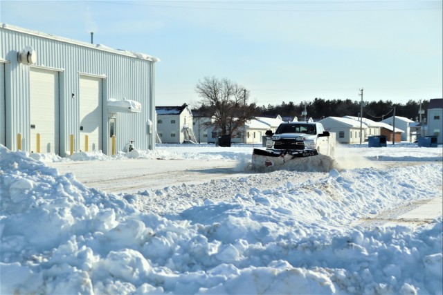 Winter weather hits Fort McCoy with snow, extreme cold in mid-January 2024