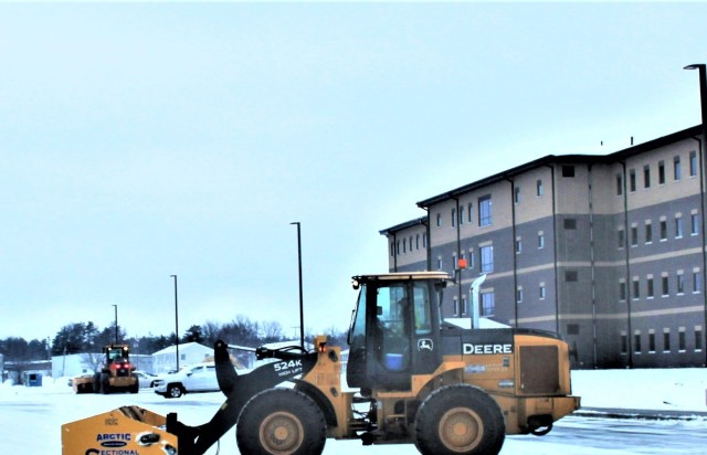 Winter weather hits Fort McCoy with snow, extreme cold in mid-January 2024