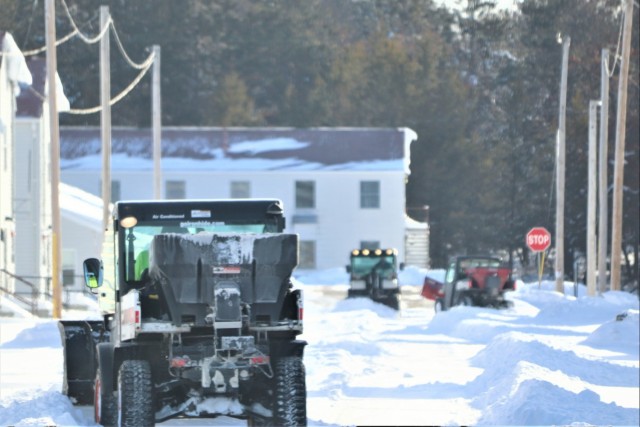 Winter weather hits Fort McCoy with snow, extreme cold in mid-January 2024