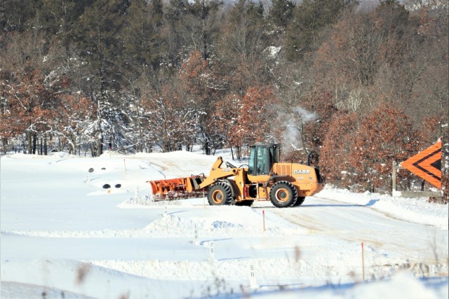 Winter weather hits Fort McCoy with snow, extreme cold in mid-January 2024