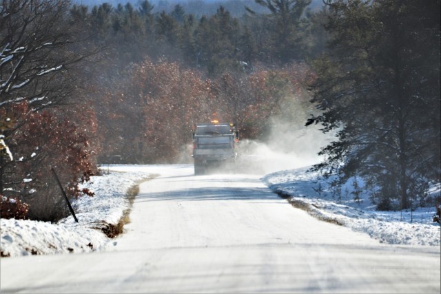 Winter weather hits Fort McCoy with snow, extreme cold in mid-January 2024