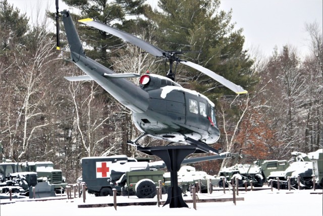 January 2024 views of Fort McCoy&#39;s Equipment Park
