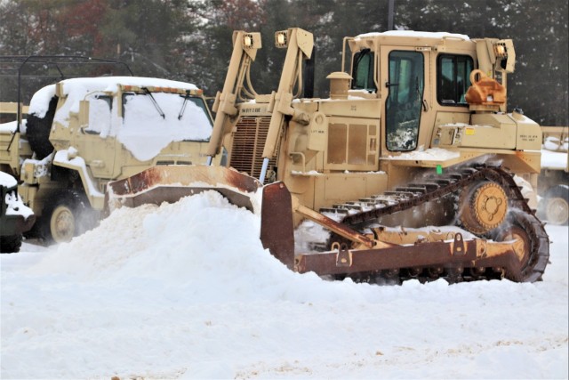 Fort McCoy RTS-Maintenance clears snow in a big way