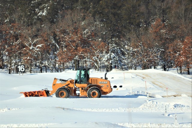 Winter weather hits Fort McCoy with snow, extreme cold in mid-January 2024