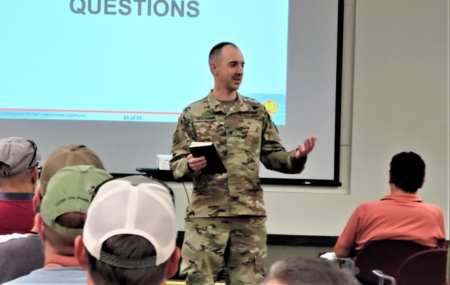 Fort McCoy Garrison commander discusses leadership, more during EEO training at installation