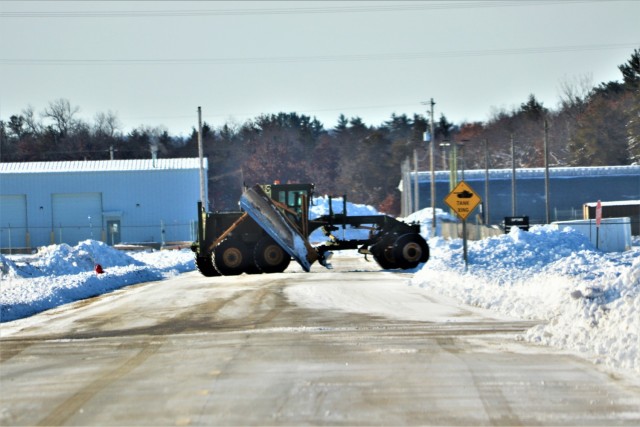 Winter weather hits Fort McCoy with snow, extreme cold in mid-January 2024