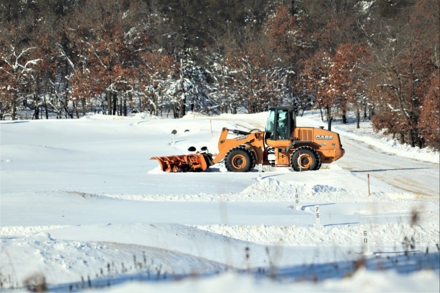 Winter weather hits Fort McCoy with snow, extreme cold in mid-January 2024