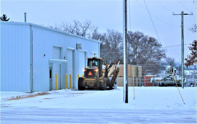 Winter weather hits Fort McCoy with snow, extreme cold in mid-January 2024