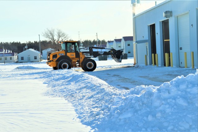Winter weather hits Fort McCoy with snow, extreme cold in mid-January 2024