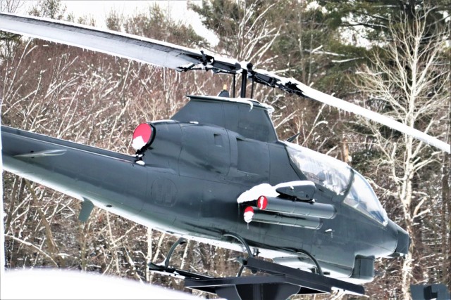 January 2024 views of Fort McCoy&#39;s Equipment Park