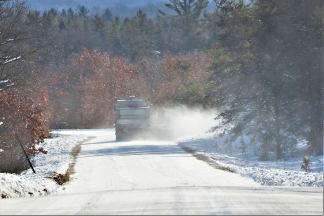 Winter weather hits Fort McCoy with snow, extreme cold in mid-January 2024