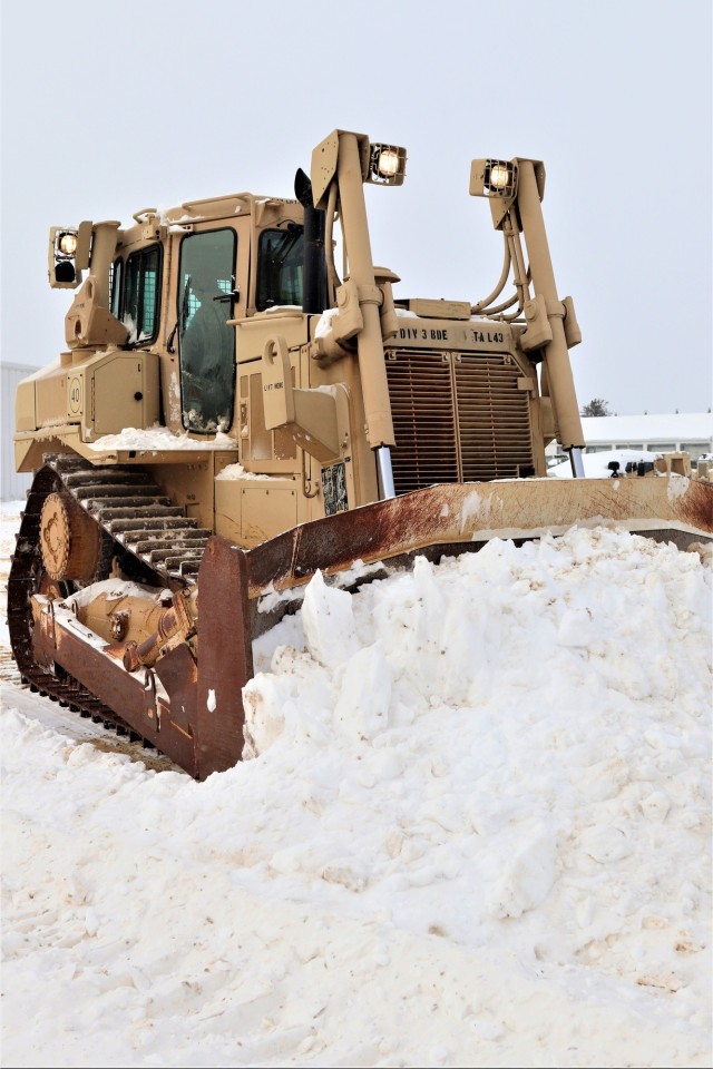 Fort McCoy RTS-Maintenance clears snow in a big way