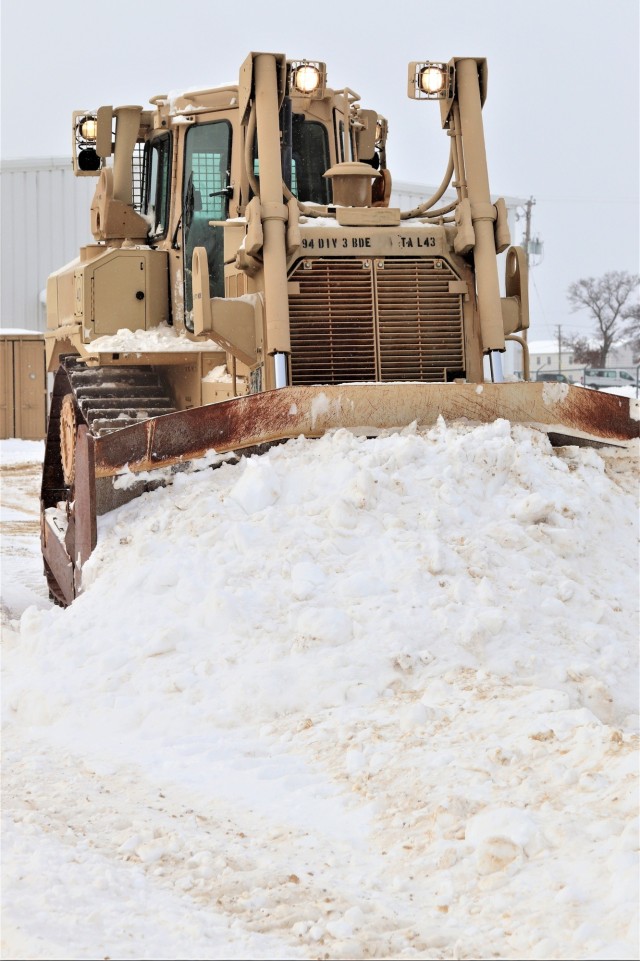 Fort McCoy RTS-Maintenance clears snow in a big way