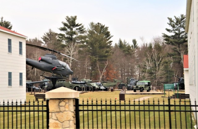 January 2024 views of Fort McCoy&#39;s Equipment Park