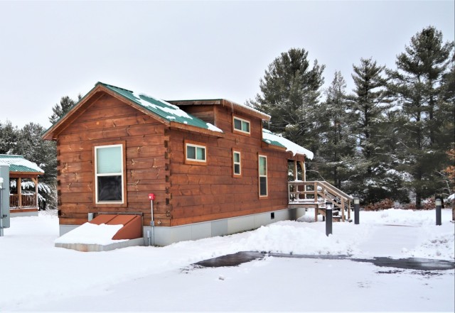 Cabins at Fort McCoy&#39;s Pine View Campground