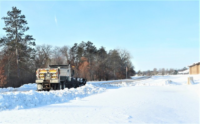 Winter weather hits Fort McCoy with snow, extreme cold in mid-January 2024