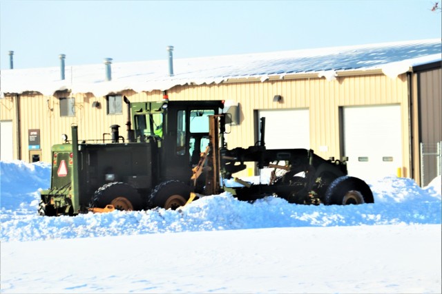 Winter weather hits Fort McCoy with snow, extreme cold in mid-January 2024