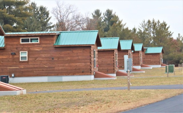 Cabins at Fort McCoy&#39;s Pine View Campground