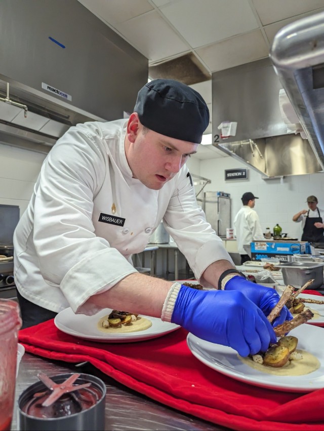 Fort Drum Culinary Arts Team build camaraderie as they develop the skills to win