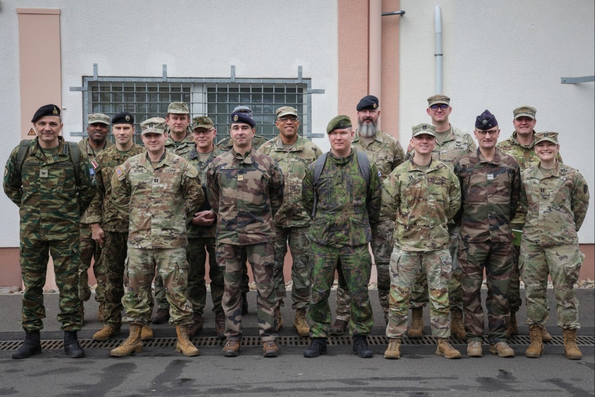 USAREUR-AF foreign liaison officers meet with 21st TSC to work towards ...