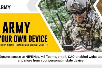 BYOD brings personal devices to the Army network