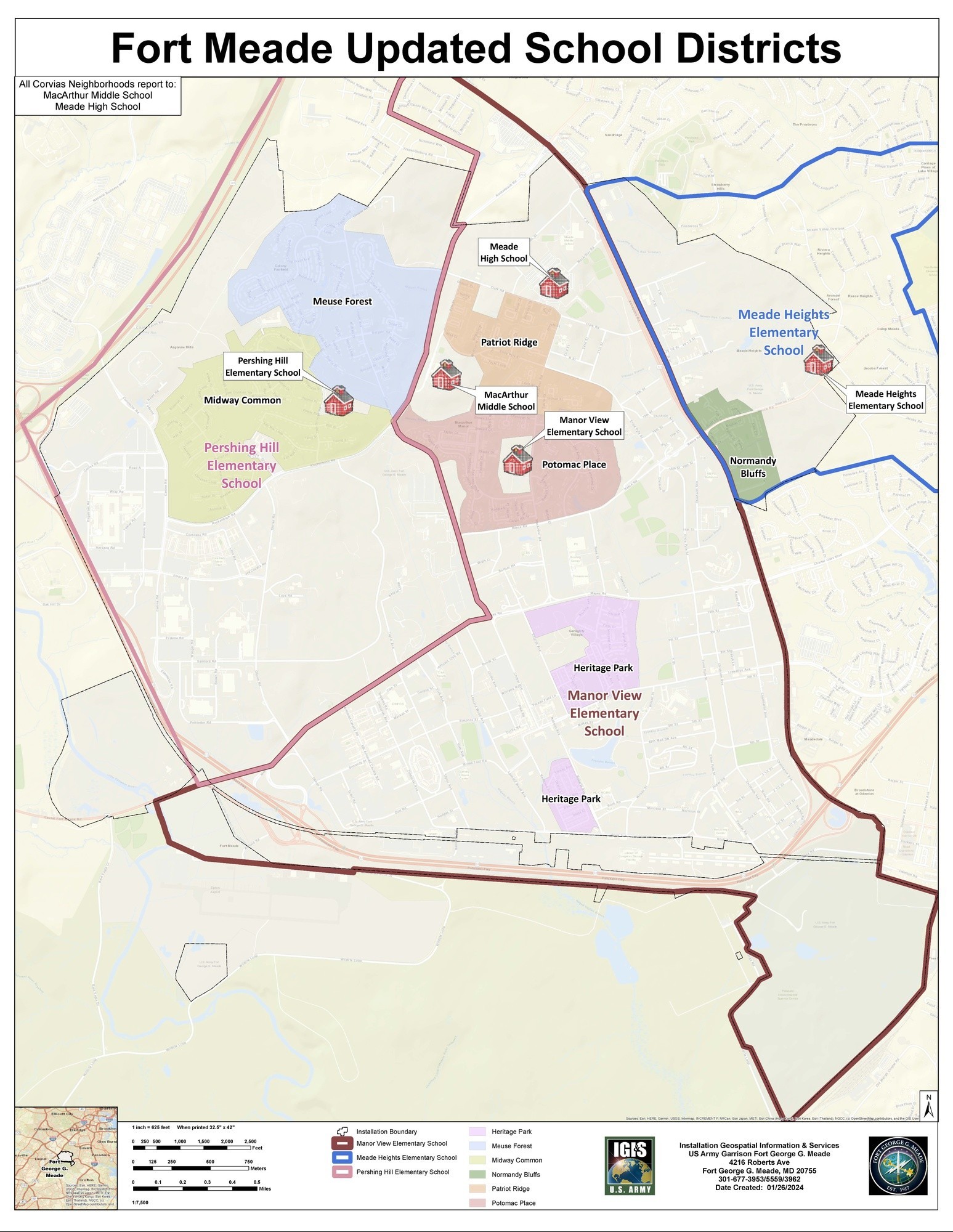 AACPS Redistricting Plan Fort Meade Community Faces Changes in