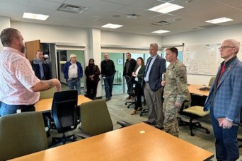 Fort Gregg-Adams leaders visit Dominion Energy's operational center