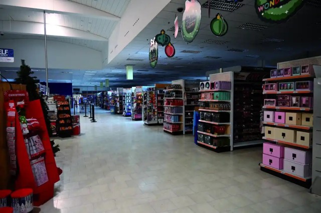 Dimmed lights and a lack of music and checkout noises are key parts of Sensory-Friendly Shopping Hours at Stuttgart&#39;s Army & Air Force Exchange Service Main Store (PX), seen here on Nov. 18, 2024. The Stuttgart store&#39;s initiative is a worldwide first for the “we go where you go” organization.