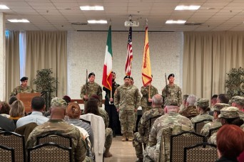 U.S. Army Garrison Italy welcomes new senior enlisted leader