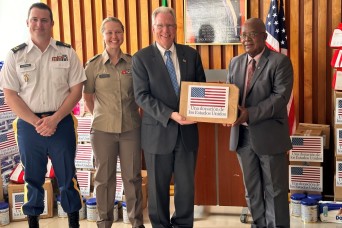 U.S. Special Operations Africa supports donation of humanitarian assistance to Equatorial Guinea