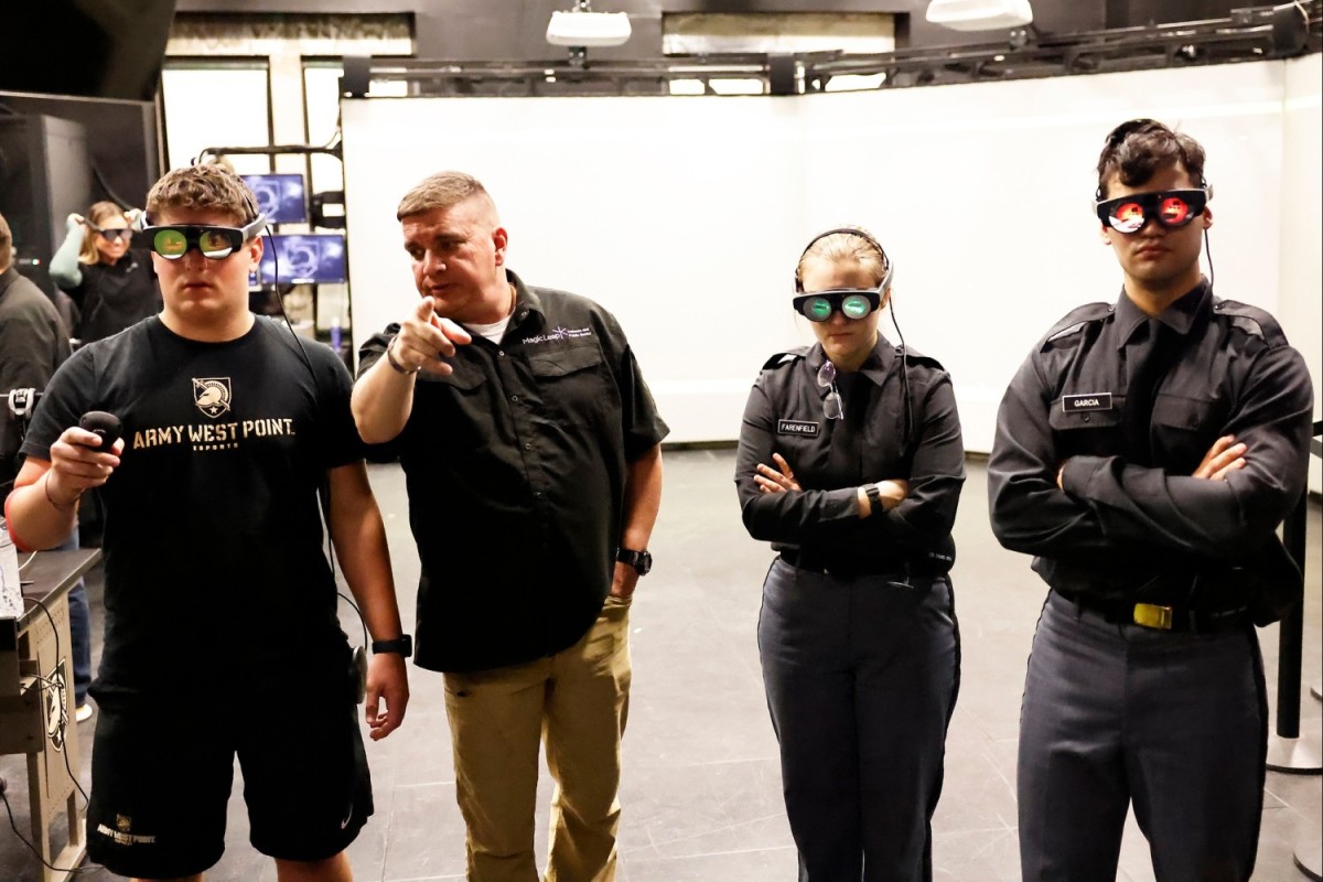 Cadets, staff participate in Augmented Reality demonstration Cadets, staff participate in Augmented Reality demonstration