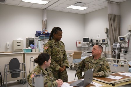 Col. Juliet Morah-Reeves, branch director of the Army&#39;s 68C Practical Nursing Program at Fort Sam Houston, Texas, said the efforts of Army nurses was recognized during the COVID-19 pandemic. 