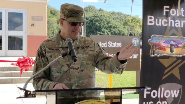 Ribbon cutting of the newest Army Reserve Center in the Caribbean

