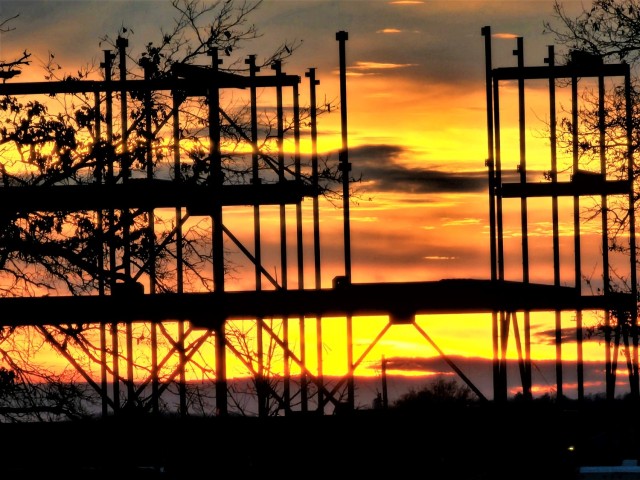 February 2024 barracks construction at Fort McCoy