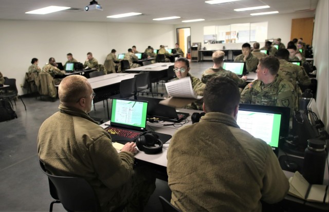 Fort McCoy NCO Academy students learn land-navigation at post’s Virtual Battle Space simulations complex