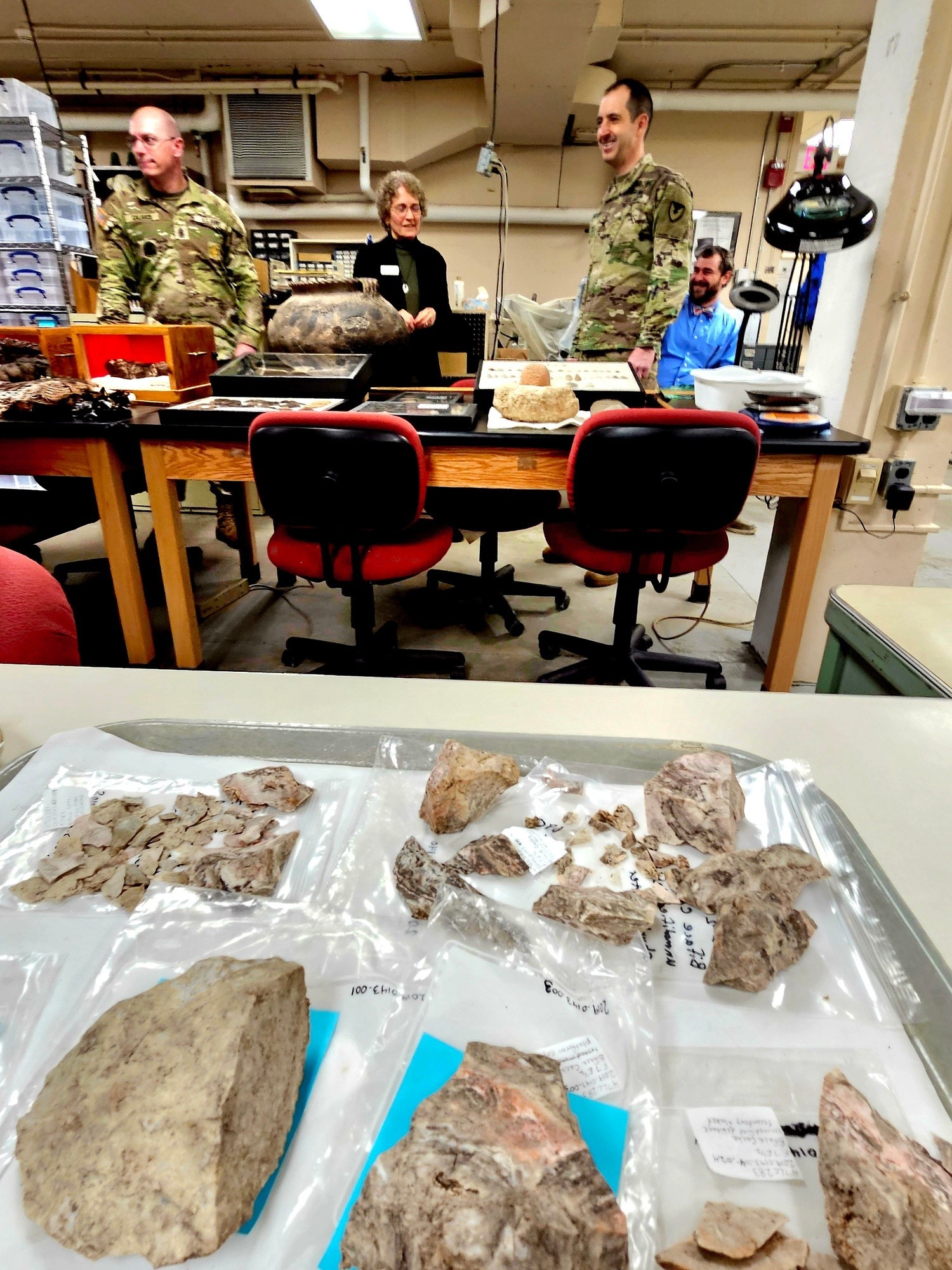 Photo Story: Garrison leaders visit Mississippi Valley Archaeology ...