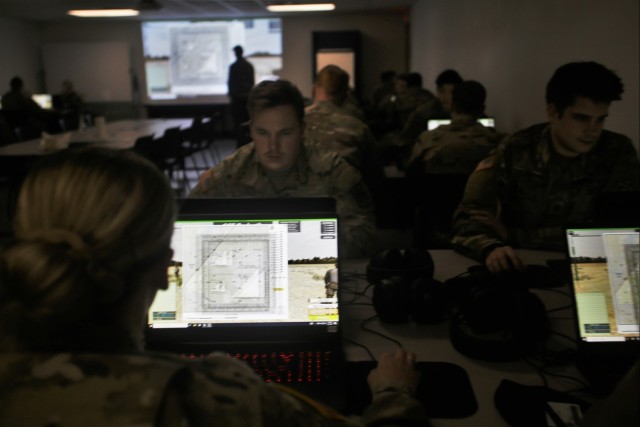 Fort McCoy NCO Academy students learn land-navigation at post’s Virtual Battle Space simulations complex