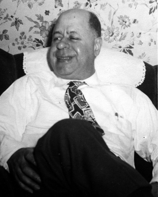 Dr. Frank Boston, a World War I Army veteran who started his own hospital and ambulance corps in the 1930s, relaxes during some down time.