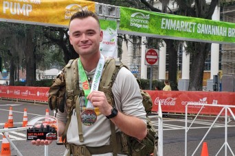 High-speed US Army Chemical Corps officer takes first place in Savannah Bridge Run