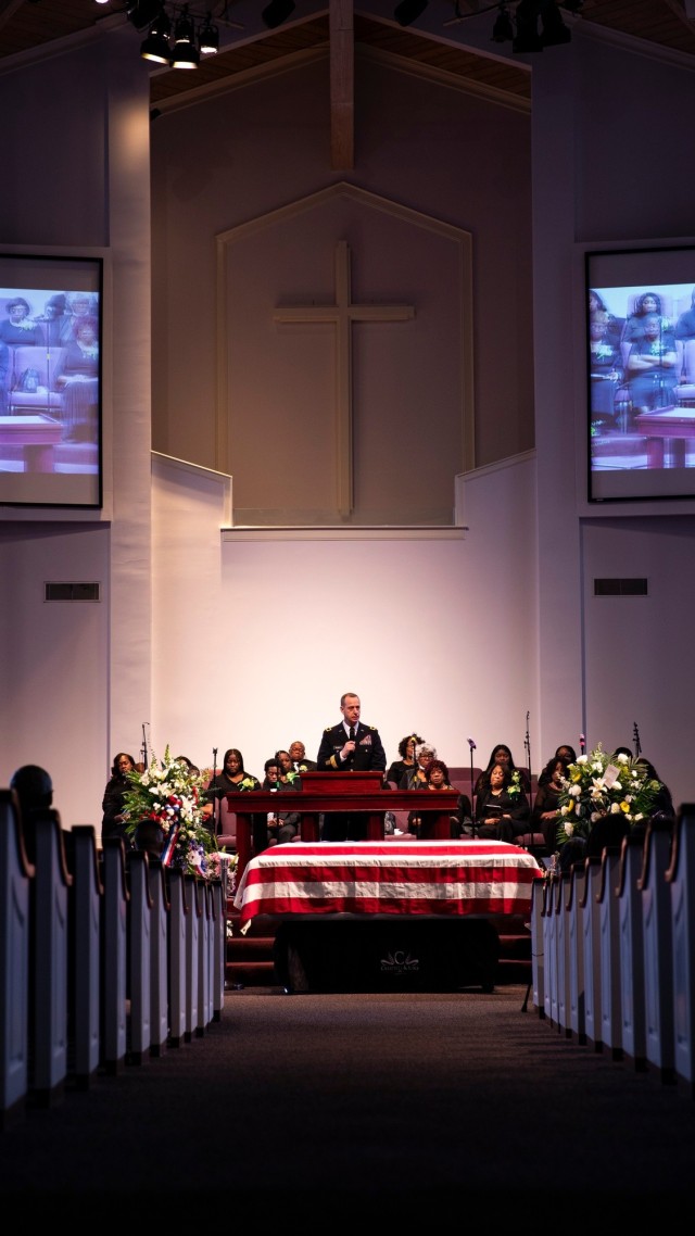 Sgt. Breonna Moffett Remembers at Memorial Ceremony