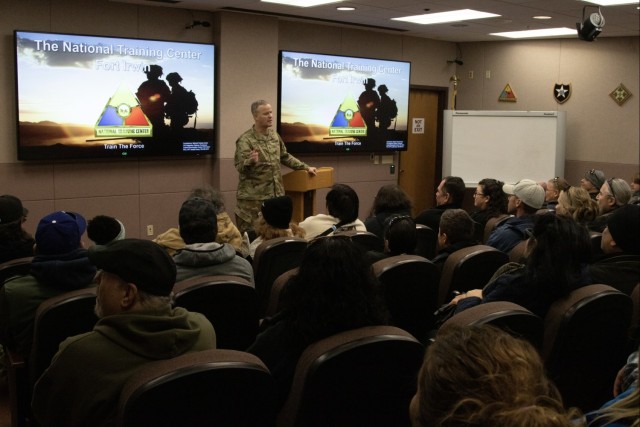 NTC Hosts Community, Gold Star Families for Box Tour