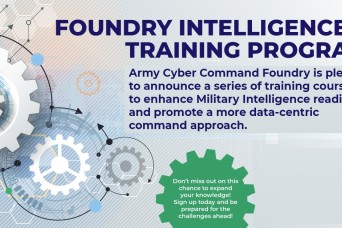 Army Cyber Command Foundry offers dynamic data-centric military intelligence training