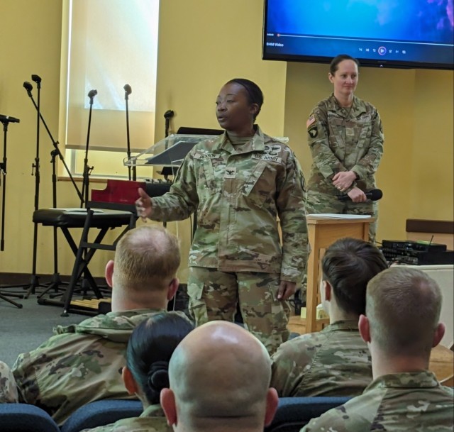 10th Mountain Division Sustainment Brigade Soldiers celebrate Black History Month